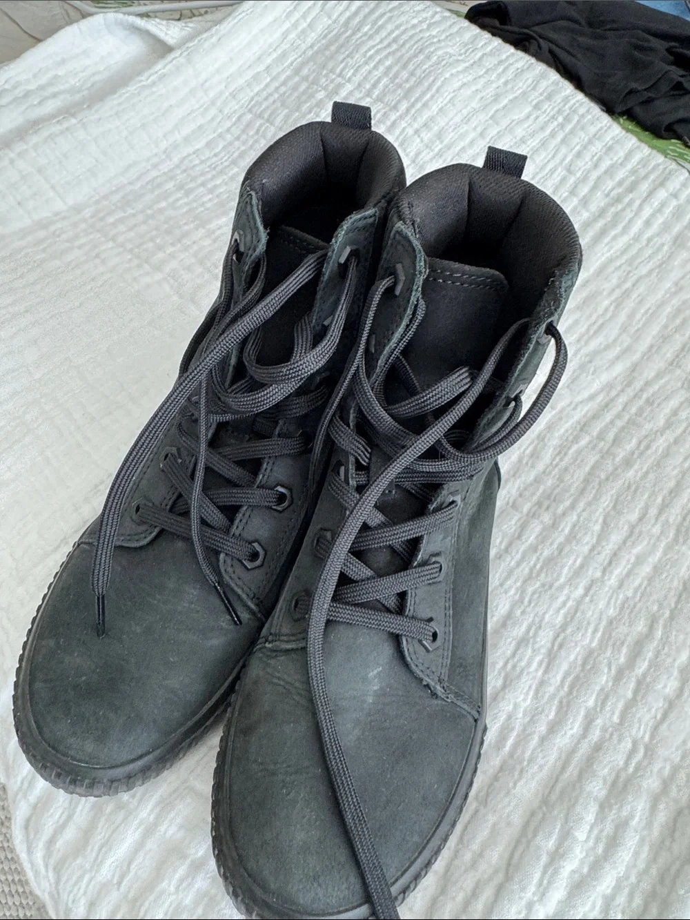 Timberland Women's Black Lace-Up Ankle Boots